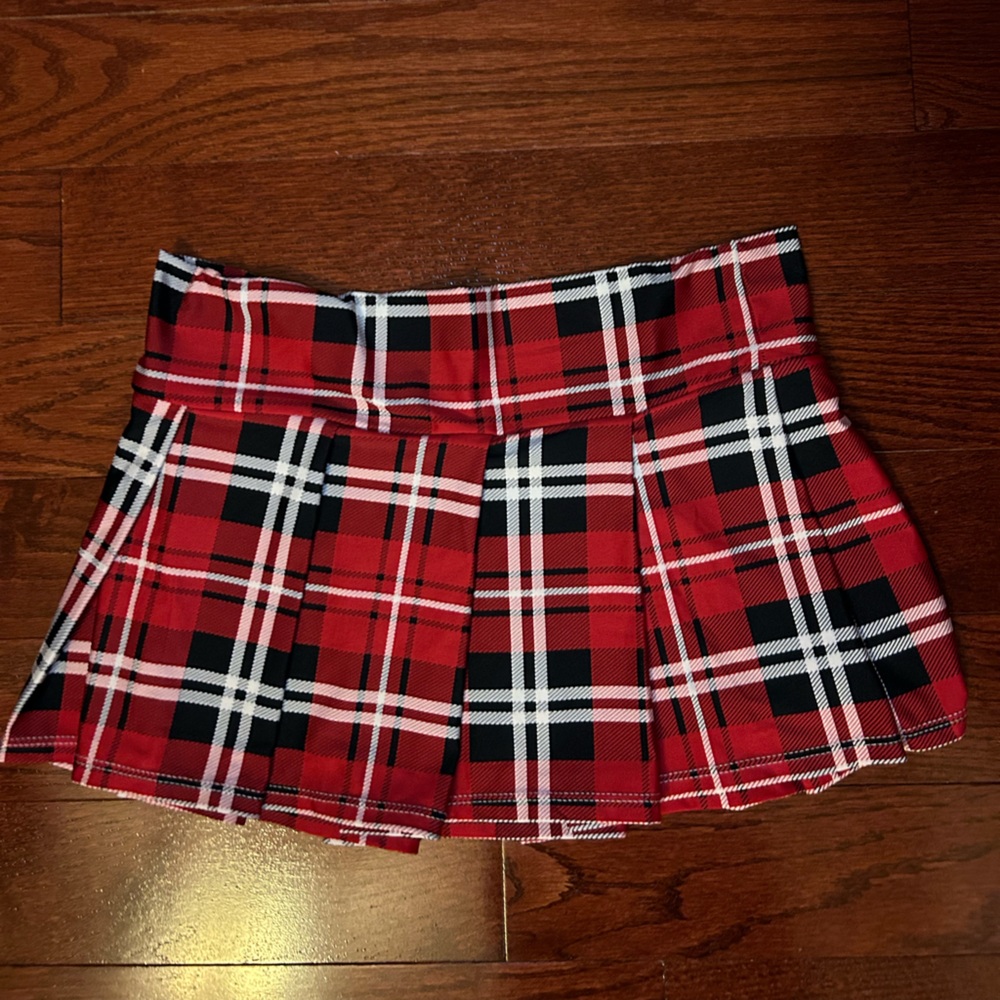Spencer’s Plaid Costume Mini Skirt